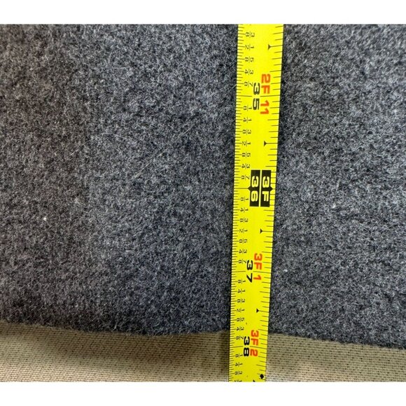 Lands End Womens Wool Blend Coat 14P Gray Long Sleeve Button-Up Outerwear - Picture 5 of 13